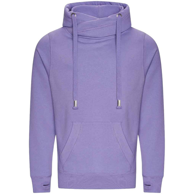 Digital Lavender - Front - AWDis Hoods Mens Cross Neck Hoodie