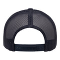 Navy-Navy - Side - Yupoong Flexfit Retro Snapback Trucker Cap