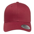 Cranberry - Side - Yupoong Flexfit Retro Snapback Trucker Cap
