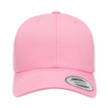 Pink - Side - Yupoong Flexfit Retro Snapback Trucker Cap