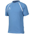 Sky - Front - Gilbert Rugby Mens Xact Game Day Short Sleeved Rugby Shirt
