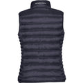 Navy - Back - Stormtech Womens-Ladies Basecamp Thermal Quilted Gilet