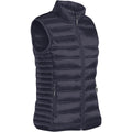 Navy - Side - Stormtech Womens-Ladies Basecamp Thermal Quilted Gilet