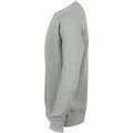 Heather Grey - Side - Skinni Fit Unisex Slim Fit Sweatshirt