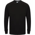 Black - Front - Skinni Fit Unisex Slim Fit Sweatshirt