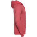 Red Marl - Side - Russell Mens HD Hooded Sweatshirt