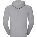 Silver Marl - Back - Russell Mens HD Hooded Sweatshirt