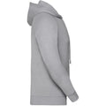 Silver Marl - Side - Russell Mens HD Hooded Sweatshirt