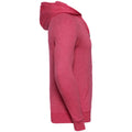 Pink Marl - Side - Russell Mens HD Hooded Sweatshirt