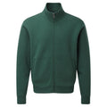 Bottle Green - Front - Russell Mens Authentic Full Zip Jacket
