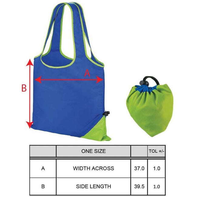 Royal-Lime - Back - Result Core Compact Shopping Bag