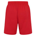 Fire Red - Back - AWDis Just Cool Childrens-Kids Sports Shorts