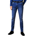 Dark Blue Wash - Side - AWDis So Denim Mens Max Slim Jeans