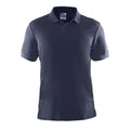 Navy - Front - Craft Mens Classic Pique Short Sleeve Polo Shirt