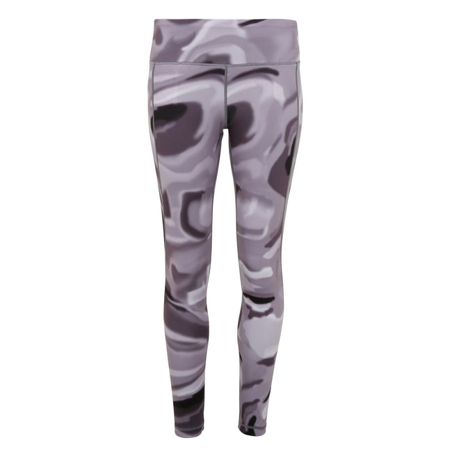 Charcoal - Front - Tri Dri Womens-Ladies Performance Aurora Leggings