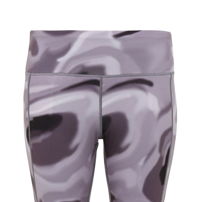 Charcoal - Side - Tri Dri Womens-Ladies Performance Aurora Leggings