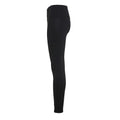Black - Side - Tri Dri Womens-Ladies Performance Space Dye Leggings