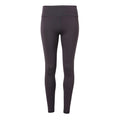 Charcoal - Front - Tri Dri Womens-Ladies Performance Space Dye Leggings