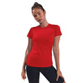 Fire Red - Back - Tri Dri Womens-Ladies Performance Short Sleeve T-Shirt