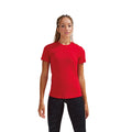 Fire Red - Side - Tri Dri Womens-Ladies Performance Short Sleeve T-Shirt