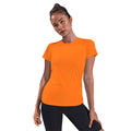 Lightning Orange - Back - Tri Dri Womens-Ladies Performance Short Sleeve T-Shirt