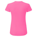 Lightning Pink - Back - Tri Dri Womens-Ladies Performance Short Sleeve T-Shirt
