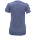 Blue Melange - Back - Tri Dri Womens-Ladies Performance Short Sleeve T-Shirt