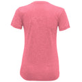 Pink Melange - Side - Tri Dri Womens-Ladies Performance Short Sleeve T-Shirt