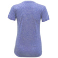 Purple Melange - Back - Tri Dri Womens-Ladies Performance Short Sleeve T-Shirt