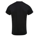 Black - Back - Premier Mens Chefs Coolchecker Short Sleeve T-Shirt