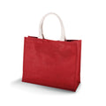 Wine - Front - Kimood Womens-Ladies Jute Beach Bag