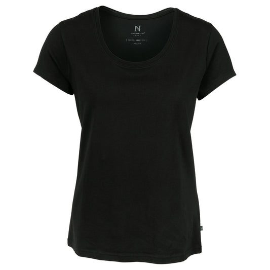 Black - Front - Nimbus Womens-Ladies Montauk Essential Short Sleeve T-Shirt