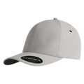 Silver - Front - Yupoong Flexfit Unisex Delta Waterproof Cap