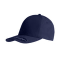 Navy - Front - Yupoong Flexfit Unisex Delta Waterproof Cap