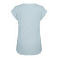 Powder Blue - Back - Build Your Brand Womens-Ladies Extended Shoulder T-Shirt