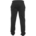 Black - Back - Build Your Brand Mens Heavy Sweatpants