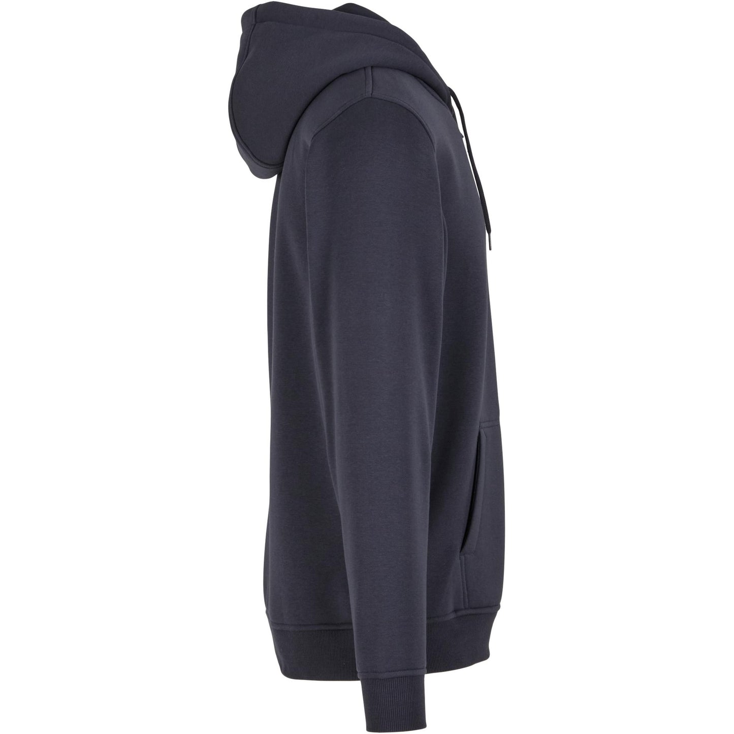 Navy - Lifestyle - Build Your Brand Mens Heavy Zip Up Hoodie