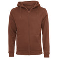 Bark - Front - Build Your Brand Mens Heavy Zip Up Hoodie