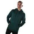 Bottle Green - Back - Build Your Brand Mens Heavy Pullover Hoodie