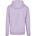 Lilac - Back - Build Your Brand Mens Heavy Pullover Hoodie