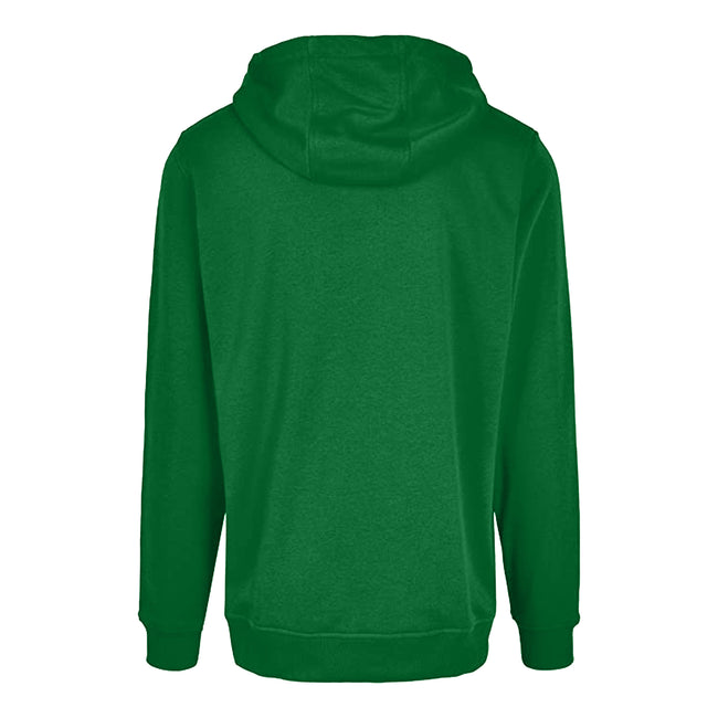 Forest Green - Back - Build Your Brand Mens Heavy Pullover Hoodie