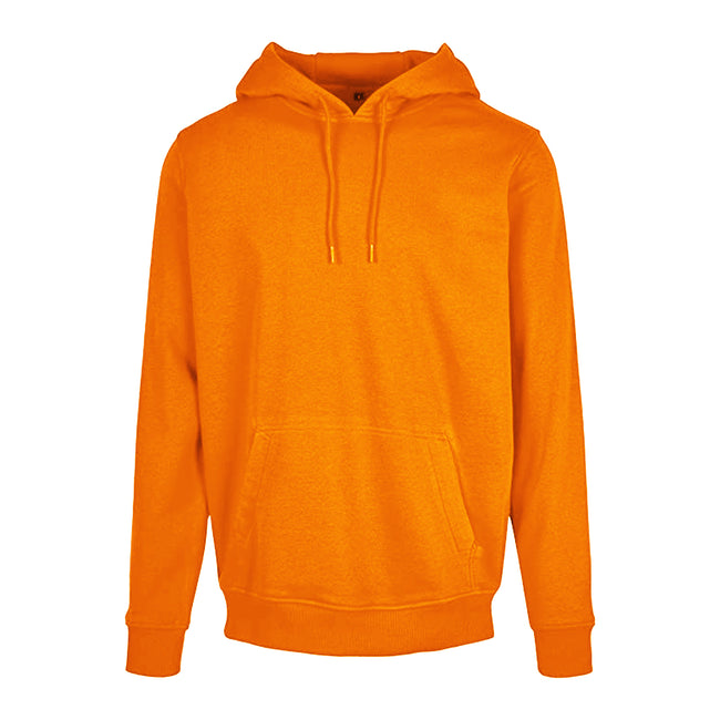 Paradise Orange - Front - Build Your Brand Mens Heavy Pullover Hoodie