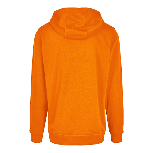 Paradise Orange - Back - Build Your Brand Mens Heavy Pullover Hoodie