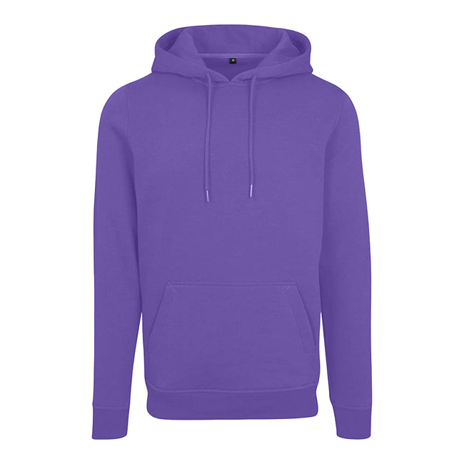Ultra Violet - Front - Build Your Brand Mens Heavy Pullover Hoodie