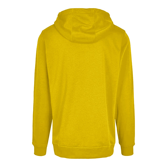 Taxi Yellow - Back - Build Your Brand Mens Heavy Pullover Hoodie
