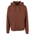 Chocolate Brown - Front - Build Your Brand Mens Heavy Pullover Hoodie