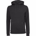 Black - Front - Build Your Brand Mens Heavy Pullover Hoodie