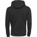 Black - Side - Build Your Brand Mens Heavy Pullover Hoodie