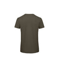 Millennial Khaki - Back - B&C Mens Organic Tee