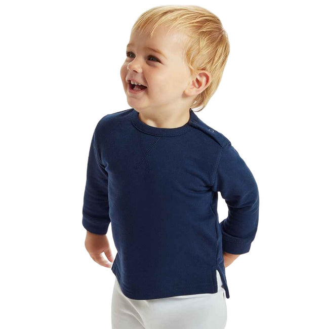 Nautical Navy - Back - Babybugz Baby-Babies Sweatshirt